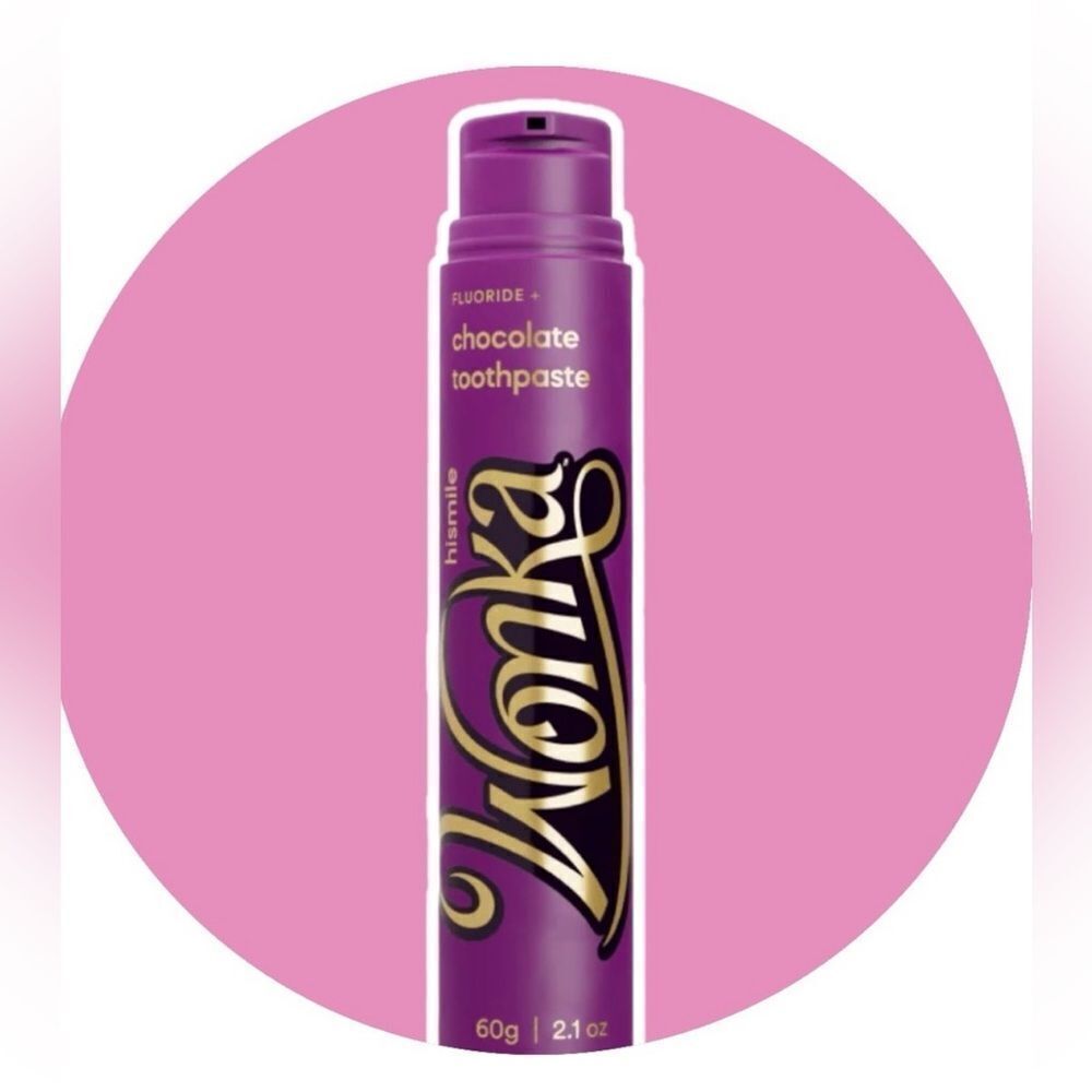 hismile Wonka Chocolate Fluoride Toothpaste - stocking stuffer - 3 available